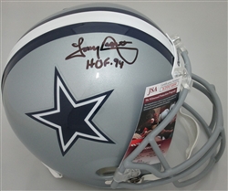 TONY DORSETT SIGNED FULL SIZE REPLICA COWBOYS HELMET - JSA