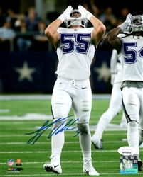 LEIGHTON VANDER ESCH SIGNED 16X20 COWBOYS PHOTO #3 - JSA