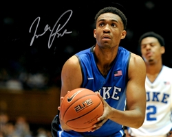 JABARI PARKER SIGNED 8X10 DUKE BLUE DEVILS PHOTO #3 - BULLS