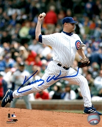 KERRY WOOD SIGNED 16X20 CHICAGO CUBS PHOTO #1