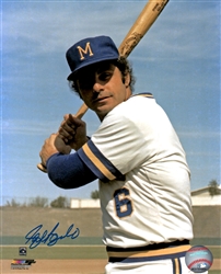 SAL BANDO SIGNED 8X10 BREWERS PHOTO #6