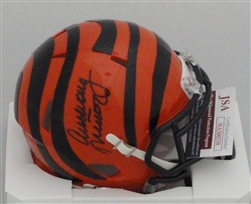 ANTHONY MUNOZ SIGNED BENGALS MINI HELMET - JSA