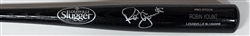 ROBIN YOUNT SIGNED LOUISVILLE SLUGGER NAME ENGRAVED BLACK BAT - BREWERS - JSA