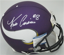 KIRK COUSINS SIGNED FULL SIZE VIKINGS AUTHENTIC HELMET - BCA