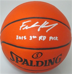 FRANK KAMINSKY SIGNED REPLICA SPALDING NBA BASKETBALL W/ 1ST RND PICK - JSA