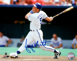 GEORGE BRETT SIGNED 16x20 ROYALS PHOTO #5 - JSA