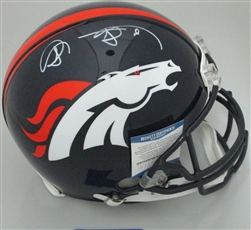 SHANNON SHARPE SIGNED FULL SIZE AUTHENTIC PRO LINE BRONCOS HELMET - BCA