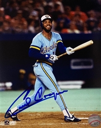 CECIL COOPER SIGNED 8x10 BREWERS PHOTO #3
