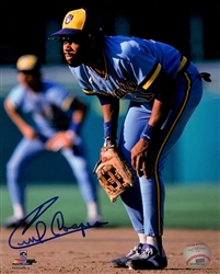 CECIL COOPER SIGNED 8x10 BREWERS PHOTO #8