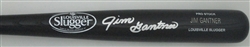 JIM GANTNER SIGNED LOUISVILLE SLUGGER NAME ENGRAVED BLACK BAT - BREWERS