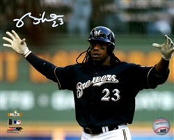 RICKIE WEEKS SIGNED 16X20 BREWERS PHOTO #1 - JSA