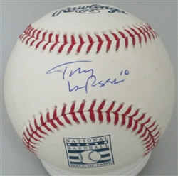 TONY LARUSSA SIGNED OFFICIAL MLB HOF LOGO BASEBALL- JSA