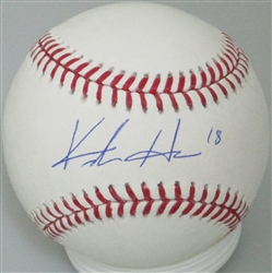 KESTON HIURA SIGNED OFFICIAL MLB BASEBALL - BREWERS - JSA