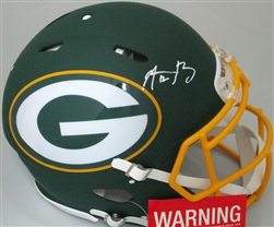 AARON RODGERS SIGNED FULL SIZE PACKERS AUTHENTIC AMP HELMET