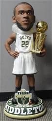 BUCKS KHRIS MIDDLETON 3 FOOT FOCO 2021 CHAMPIONSHIP BOBBLEHEAD