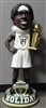 BUCKS JRUE HOLIDAY 3 FOOT FOCO 2021 CHAMPIONSHIP BOBBLEHEAD