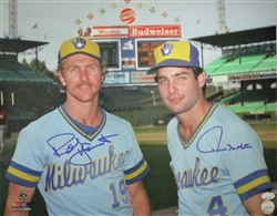 ROBIN YOUNT & PAUL MOLITOR SIGNED 16X20 BREWERS PHOTO #3 - JSA