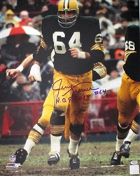 JERRY KRAMER SIGNED 16X20 PACKERS PHOTO #2 W/ HOF