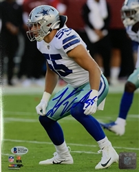 LEIGHTON VANDER ESCH SIGNED 8X10 COWBOYS PHOTO #8 - BAS