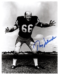 RAY NITSCHKE (d) SIGNED 8X10 PACKERS PHOTO #4