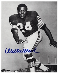 WILLIE WOOD SIGNED 8X10 PACKERS PHOTO #1