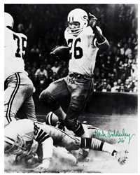 HERB ADDERLEY SIGNED 8X10 PACKERS PHOTO #6