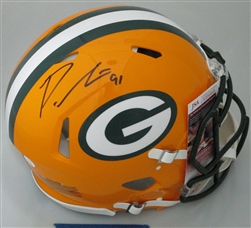 PRESTON SMITH SIGNED FULL SIZE PACKERS AUTHENTIC SPEED HELMET - JSA
