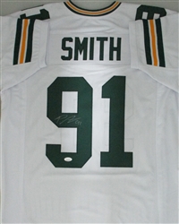 PRESTON SMITH SIGNED CUSTOM REPLICA PACKERS WHITE JERSEY - JSA