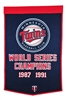 MINNESOTA TWINS 24X38 WOOL DYNASTY BANNER