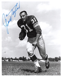 JIM TAYLOR (d) SIGNED 8X10 PACKERS PHOTO #9