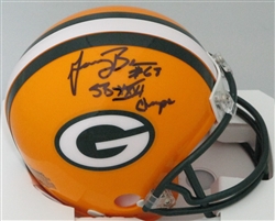 GARY BROWN SIGNED PACKERS MINI HELMET W/ SB XXXI CHAMPS