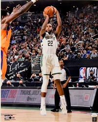 KHRIS MIDDLETON SIGNED 16x20 BUCKS PHOTO #1 W/ SCRIPT - JSA