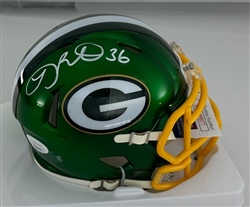 LEROY BUTLER SIGNED PACKERS FLASH MINI HELMET JSA