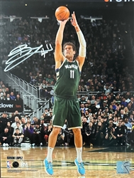 BROOK LOPEZ SIGNED 8X10 BUCKS PHOTO #2