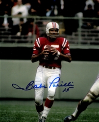 BABE PARILLI SIGNED 8X10 PATRIOTS PHOTO #3