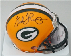 TED THOMPSON SIGNED PACKERS MINI HELMET - JSA