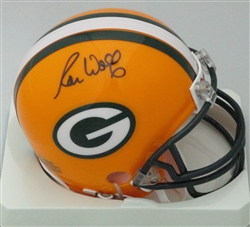 RON WOLF SIGNED PACKERS MINI HELMET