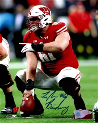 TYLER BIADASZ SIGNED 8X10 WI BADGERS PHOTO #2