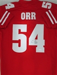 CHRIS ORR SIGNED CUSTOM REPLICA WI BADGERS JERSEY - JSA