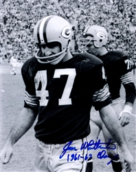 JESSE WHITTENTON (d) SIGNED PACKERS 8X10 PHOTO #3