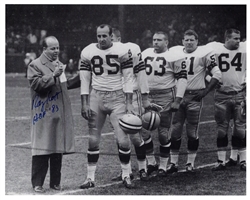 RAY SCOTT (d) SIGNED PACKERS 8X10 PHOTO #1