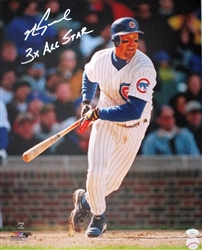 MARK GRACE SIGNED 16X20 CUBS PHOTO #1 W/ ALL STAR - JSA