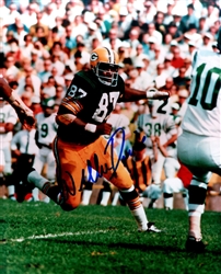 WILLIE DAVIS SIGNED 8X10 PACKERS PHOTO #2