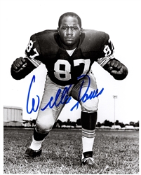 WILLIE DAVIS SIGNED 8X10 PACKERS PHOTO #4