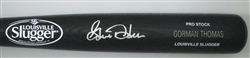 GORMAN THOMAS SIGNED LOUISVILLE SLUGGER BLACK BAT - JSA