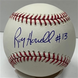 ROY HOWELL SIGNED OFFICIAL MLB BASEBALL W/ #13