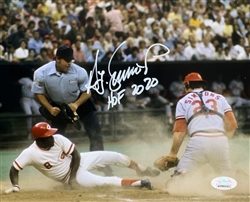 TED SIMMONS SIGNED 8X10 CARDINALS PHOTO #5 W/ HOF - JSA