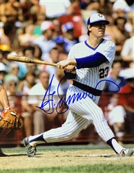 TED SIMMONS SIGNED 8X10 BREWERS PHOTO #9