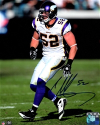 CHAD GREENWAY SIGNED 8X10 VIKINGS PHOTO #2