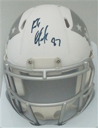 ROB GRONKOWSKI SIGNED PATRIOTS ICE MINI HELMET